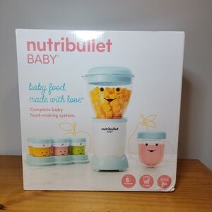 NutriBullet BABY Baby Food Maker in Light Blue - Complete Baby Food System
